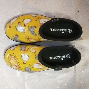 NWOT Yellow Chicken Sloggers